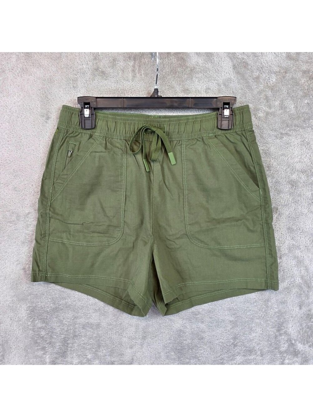 Title Nine Olive Green Women's Drawstring Utility Shorts